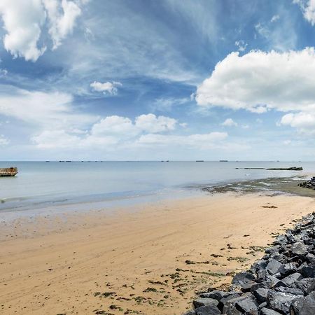 Le 22 - Studio 4P Proche Mer & Vue Bourg Arromanches-les-Bains Exteriör bild