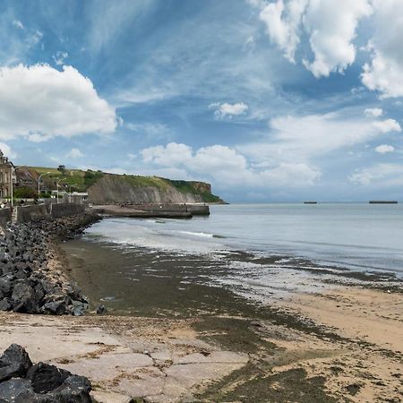 Le 22 - Studio 4P Proche Mer & Vue Bourg Arromanches-les-Bains Exteriör bild