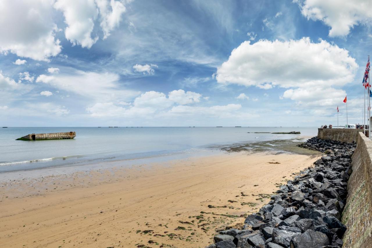 Le 22 - Studio 4P Proche Mer & Vue Bourg Arromanches-les-Bains Exteriör bild
